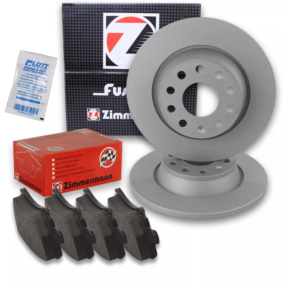 Гальмівні диски та колодки Zimmermann для Mercedes-Benz T-Model (S124) Гальмівні диски та колодки Zimmermann для Mercedes-Benz T-Model (S124)